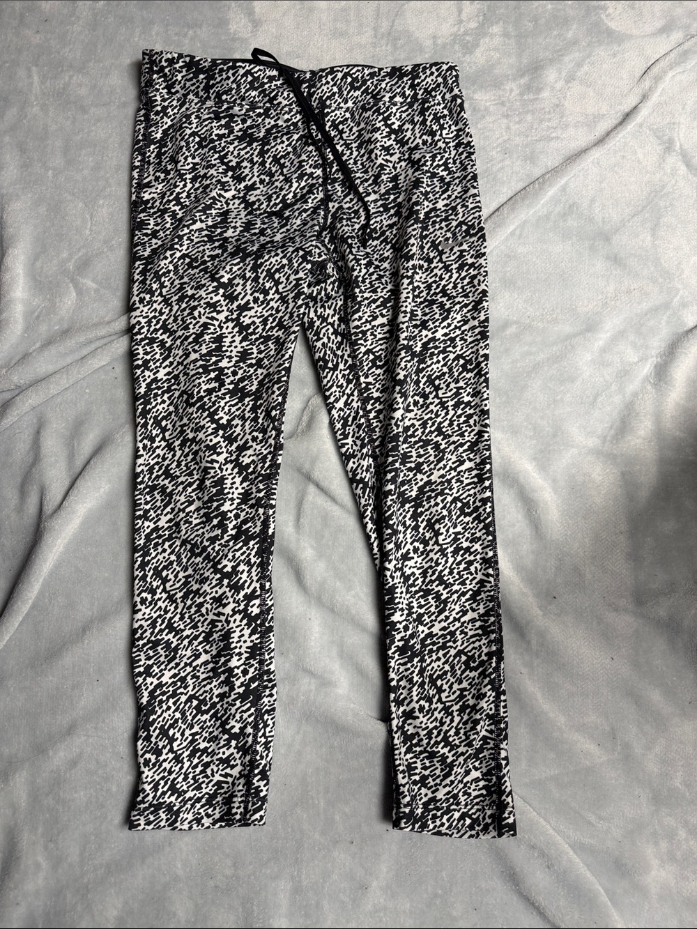 Nike Black and White Speckled Leggings